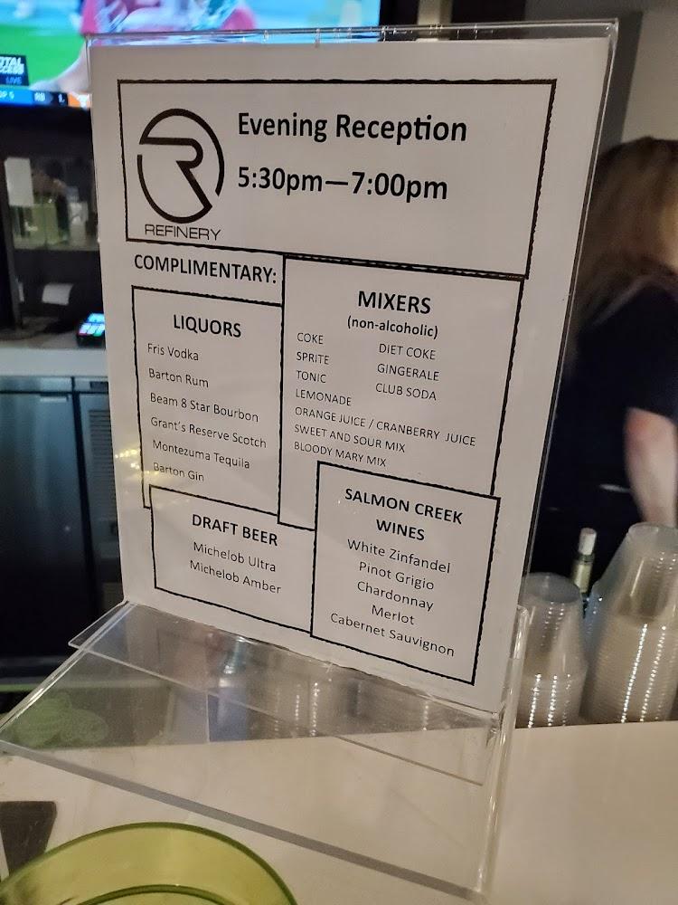 The Refinery Menu image 1